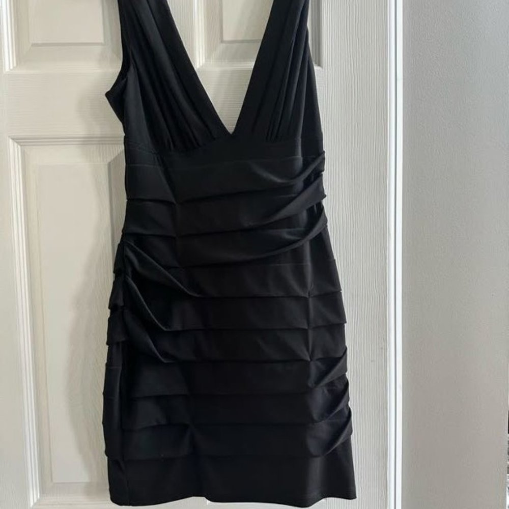 NWT Black Herve Leger Type Dress Sz6